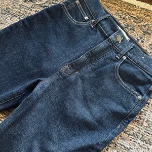 Madewell woman’s Dark Indigo Relaxed Jeans